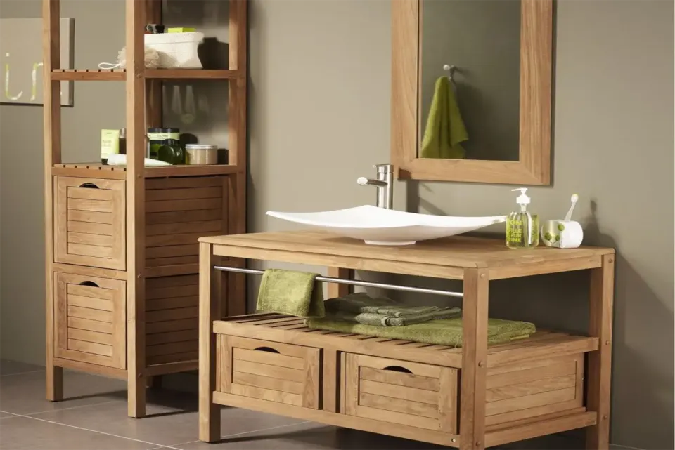 Ahşap Banyo Dolabı Modelleri